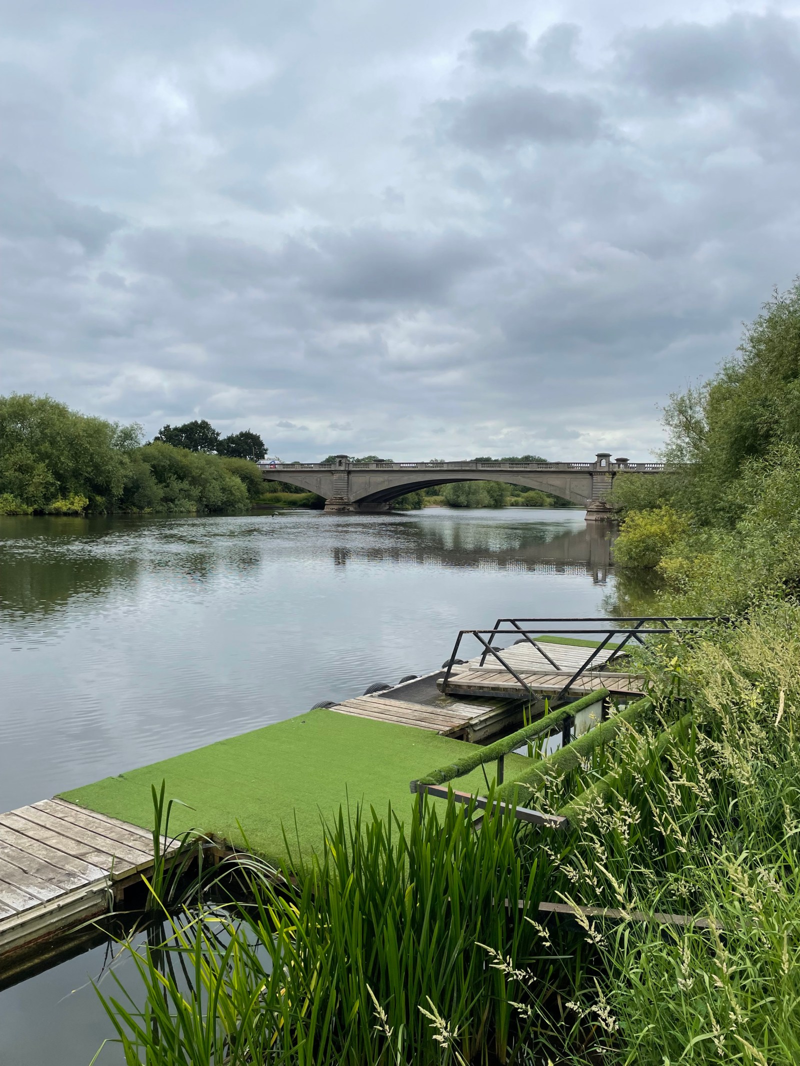 Gunthorpe Bridge over the River Trent in Nottinghamshire